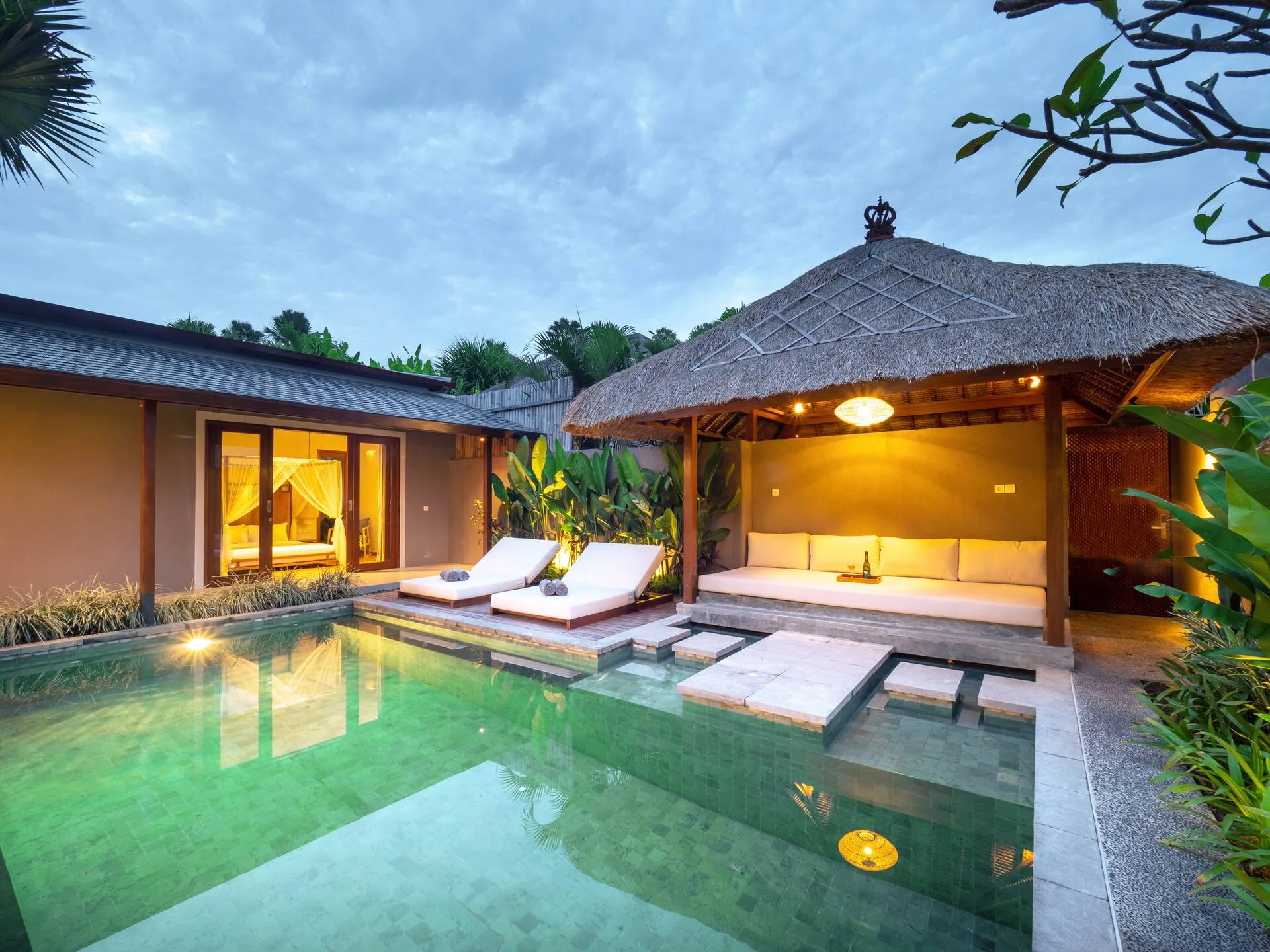 Umalas Tropical Modern 3 Bedroom Private Villa in Kerobokan 2