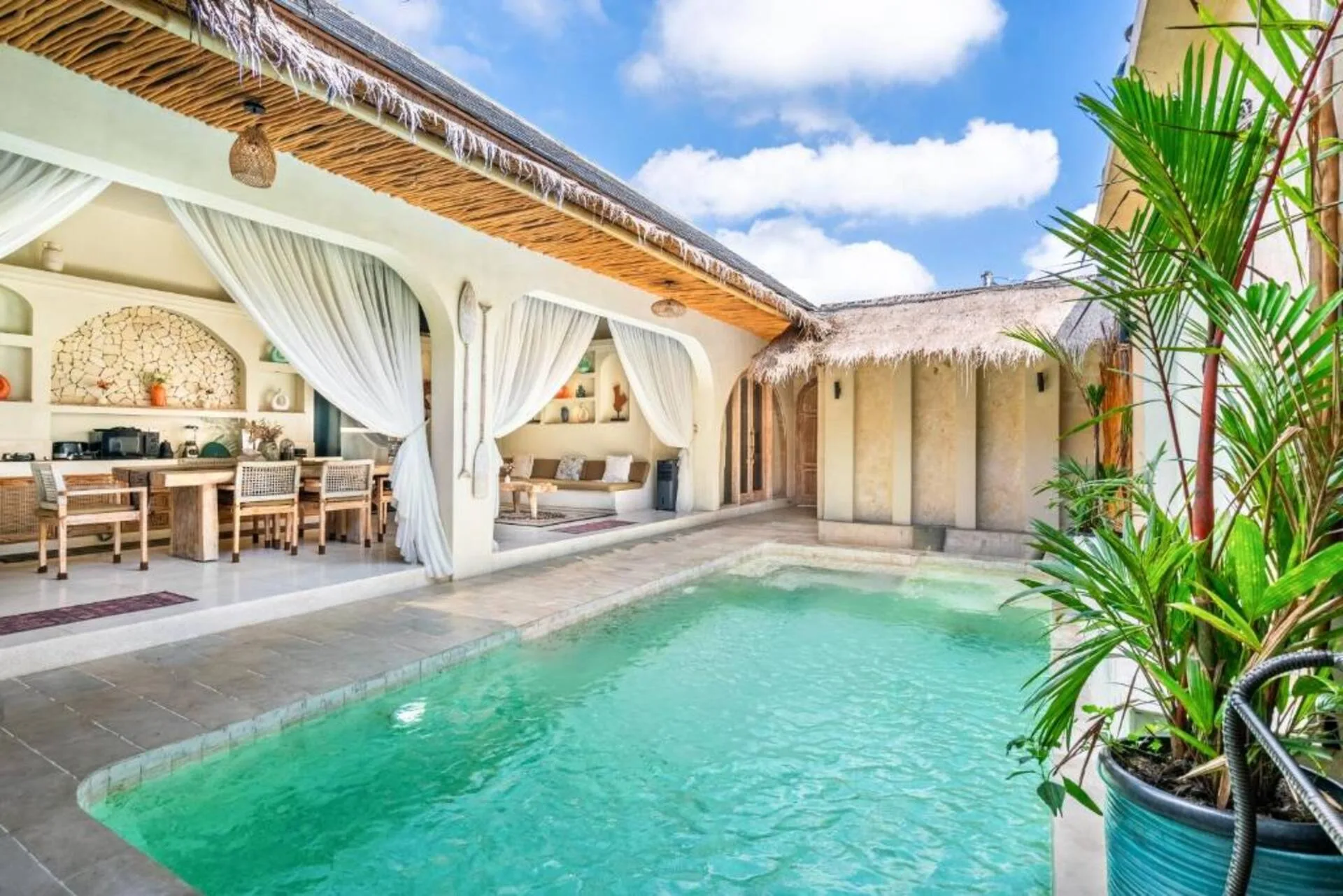 Modern Boho 3 Bedroom Villa with Private Pool