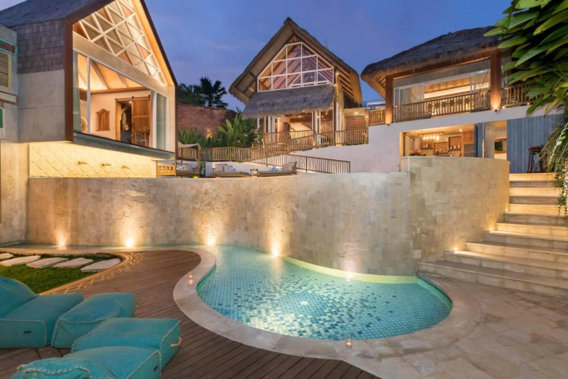 Luxe Modern Wooden 3 Bedroom Private Villa in Canggu 2